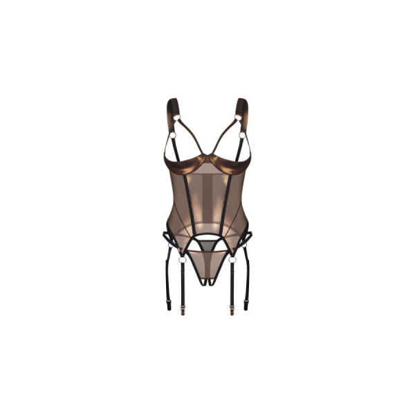 Soranna corset et string ouverts